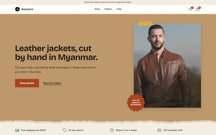 Paper-cutout design home page